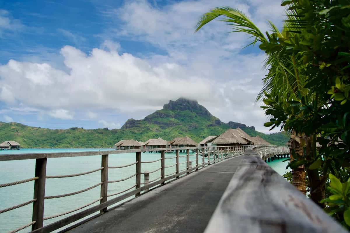 Bora Bora lagon Mont Otemanu